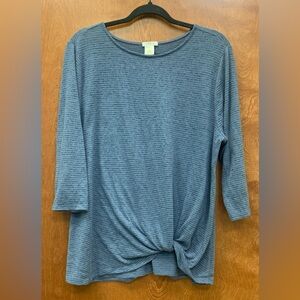 4 for $20 Matty M top blue/gray size XL